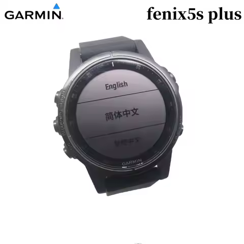 Refurbished GARMIN FENIX5s PLUS 42mm GPS WiFi 10ATM Marathon swim golf cycling mountaineering multif