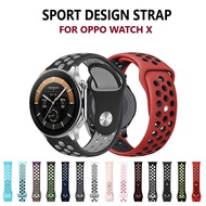 Sport Design Color Soft Silicone Strap Band for Smart Watch Oppo Watch X