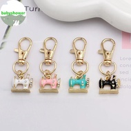 Babyshower 4pcs Mini Sewing Machine Keychains – A Stitch Of Memory & Meaning, Vintage Miniature Enam