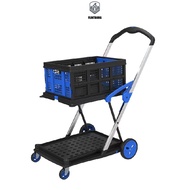Moveet Foldable Large Shopping Trolley - Household | Trailer | Foldable | Cart | Extendable