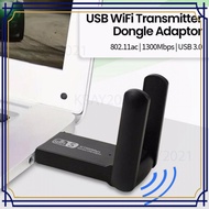 USB WiFi Transmitter Dongle Adapter 802.11ac 1300Mbps IT457