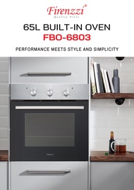 Firenzzi FBO-6803 Built-In Electric Oven 65L