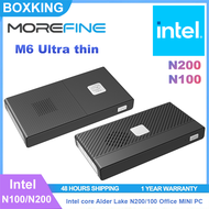 Morefine M6 Ultrathin Intel N200/N100 Win11 LPDDR5 M.2 SSD Desktop Office Portable Pocket Mini PC