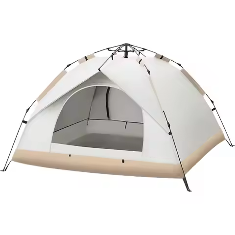 Camping Waterproof Tent 2-3 People One-touch Camping Tent Outdoor Ultralight Portable Sun Shelter Be