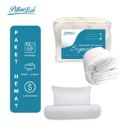 Signature 120x200 Mattress Protector + Pillow Protector Bolster/