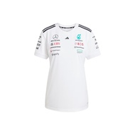 Adidas x MERCEDES AMG PETRONAS F1 TEAM SS25 T Shirt Womens White/Black JX5799
