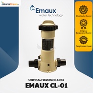 Chemical Feeder In-Line 2kg Chlorine Tablet Dispenser Emaux CL-01