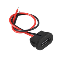 Type-C Female Chassis Wire USB Connector Universal Durable Socket Without Terminal