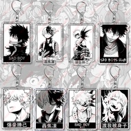 Keychain, standee My Hero Academia Anime Keychain Izuku Shouto Midoriya Bakugou Cute Small Shop