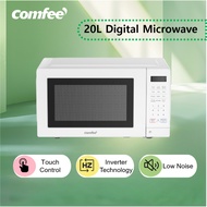 Comfee 20L Microwave Oven Inverter 11 Power Level, Ultra Low Noise Countertop CMO-EM7P012LY(WH)