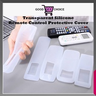 [GC] Transparent Silicone Remote Control Protective Cover Anti-dust Waterproof for TV Air-Cond Home 