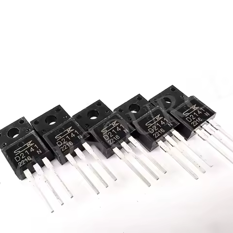 (10pcs) 2SD2141 D2141 NPN Darlington Tube TO220F 380V 6A