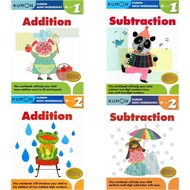 Kumon Workbook Grade 1-4 Addition Subtraction Multiplication Division Textbook