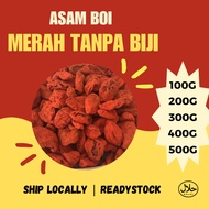 Asam Boi Merah Tanpa Biji / Red Seedless Plum (100g-500g)