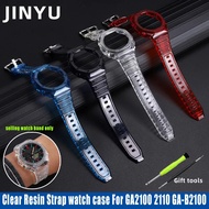 Clear Resin Strap watch case For Casio G-SHOCK GA2100 2110 GA-B2100 Outdoor Sport men's and women's 