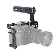 NICEYRIG Camera Cage Kit with Cheese Top Handle Cold Shoe Mount NATO Rail Compatible with Panasonic