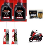 Motul 4T Scooter Power LE 4T 5W40 100% synthetic 1 ลิตร MB สังเคราะห์ เฟืองท้าย Yamaha XMAX 300 400