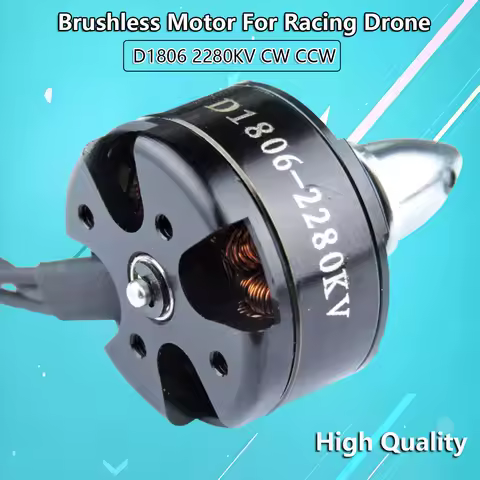 High Quality Quadcopter Aircraft Propeller Brushless Motor D1806 2280KV CW CCW For Racing Drone FPV 