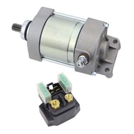 Starter Motor & Relay for Yamaha 2007 2008 R1 YZFR1 YZF-R1, 4C8-81890-00-00 4C8-81890-01-00 4C8-8189