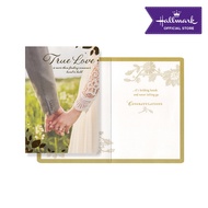 Hallmark Wedding Greeting Card (TRUE LOVE) with Envelope 18cm x 13cm