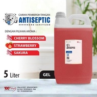 Hand Sanitizer Gel Antiseptic Aroma Wangi Segar 5 Liter