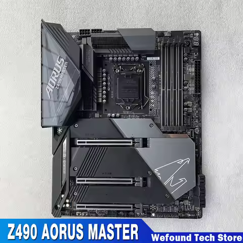 For Gigabyte motherboard 10th gen DDR4 6XSATA M.2 Z490 AORUS MASTER