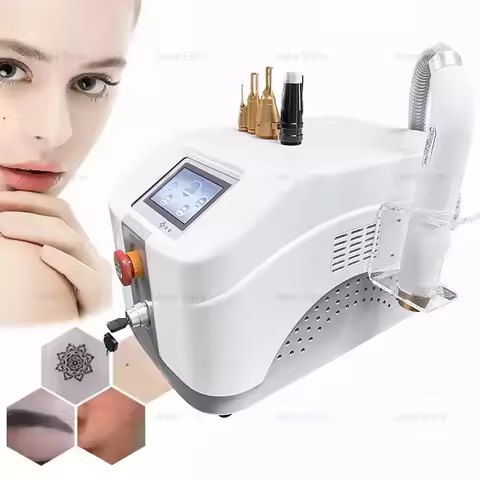 Portable Picosecond Laser Tattoo Remov Machine pico Skin Rejuvenation 755nm 532nm 1064nm Pigment Rem