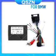 For BMW 1 Series / E90 E92 E93 / X1  Android Car Radio Canbus Box Decoder Wiring Harness Adapter Pow