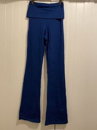 Brand new Pull&Bear blue Flare Pants 全新 彩藍色 彈性 喇叭褲 瑜珈褌 長褌