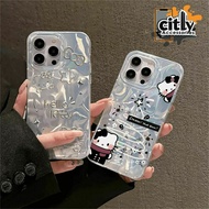 Case For iphone 7 8 7Plus 8Plus X XS XR 11 12 13 14 15 16 Hello Kitty Cute Gradient Case Casing hp J