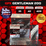 Thick Chain Sprocket Set No X-Ring O-Ring GPX GENTLEMAN200 (428) Only-Jomthai A Million% Authentic.