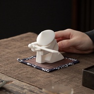 【FAS】-Figurine Incense Stick Holder Ceramic Incense Burners Samurai Incense Tray Decor for Home Tea House Statue