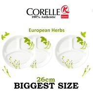 CORELLE Divided Plate 26cm 3pc. Set