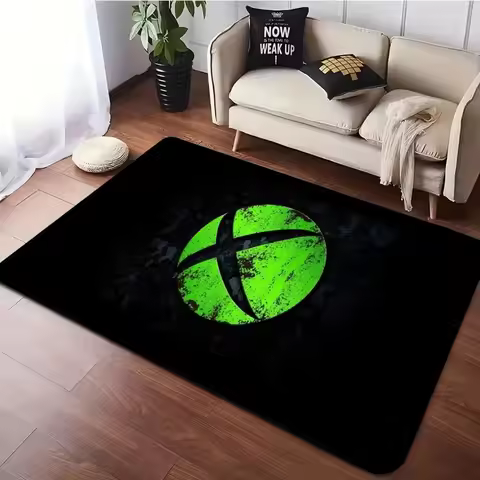 Xbox Gaming Carpet Living Room Washable Floor Lounge Large Area Non-Slip Carpet Teen Boy Girl Room D