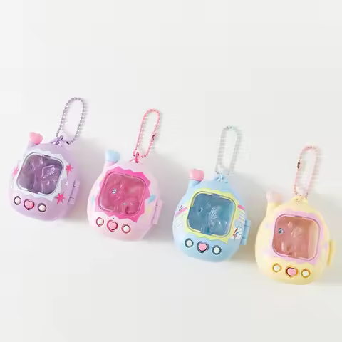 My Little Pony Action Figures Keychains Twilight Sparkle Rainbow Dash Pinkie Pie Rarity Creative Bag