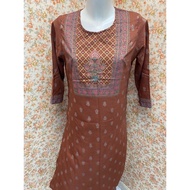 Stock clearn rand Pure Indian cotton Kurtis/ Harga murah/Tops