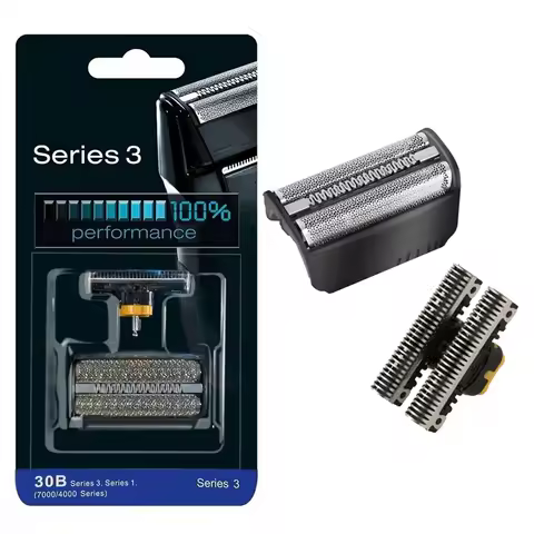 30B Replacement Foil Head Cutter Blades For BRAUN Electric Shaver 7000 4000 Series 195S,197S,199S,19