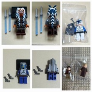 lego star wars 7153 jango fett,75158 ahsoka tano rebels,7869/7675 captain rex,75354 palpatine/padme(