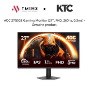 AOC 27G50Z Gaming Monitor (27'', FHD, 260hz, 0.3ms) - Genuine product.