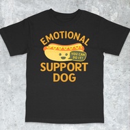 Emotional Support Dog T-Shirt - Funny Dog Shirt Gift for Dog Lover Hot Dog Shirt unhinged shirt meme
