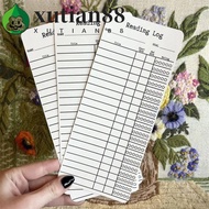 XUTIAN Reading List Marker Cards, Reading Challenge Writable Notes Book List Reading Log, Lightweigh