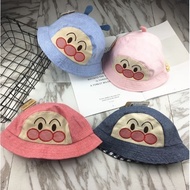 Thai Stock ️ Q510 Children's Hat 4in1 Front-Back-Out-Inner (Jeans Color)