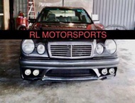Mercedes Benz w210 E class prefacelift Wald black bison bodykit body kit front side rear bumper skir