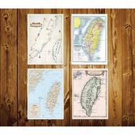 Taiwan Old Map F [4 Pcs] Postcard/Little White Socks Buywowpup
