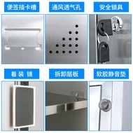 ST-🚢Stainless Steel Wardrobe File Cabinet Stainless Steel Shoe Cabinet Cupboard Staff Locker Canteen Cupboard