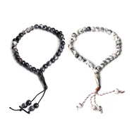 Dress Muslim Rosary Bracelet Plastic Arabic Misbaha 33 Rosary Middle East Saudi Jewelry 6TYF