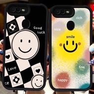 Black Casing for OPPO A5 A11K F9 F7 A1K A3S A7 A12E A12 F5 A12s A5S Pro H43 Smiely