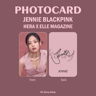PC-0111, Unofficial Photocard Jennie Blackpink Hera X Elle 2 sisi