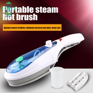 Handheld Steamer for Clothes Dual-use Hanging Flat Garment Steamer Portable Steam Iron with 2 Brushes