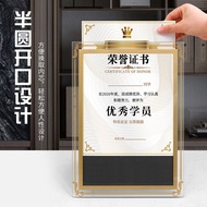 Crystal Glass Honor Certificate Online Certificate Inner Core Printing Honor Certificate Book Author